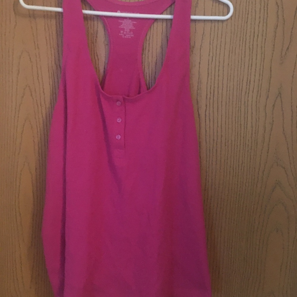 COMFORT choice pink tank top 1x